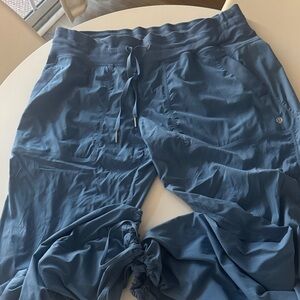 Blue lululemon dance studio joggers